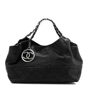 Chanel Calfskin Baby Coco Cabas Black #240745C16B